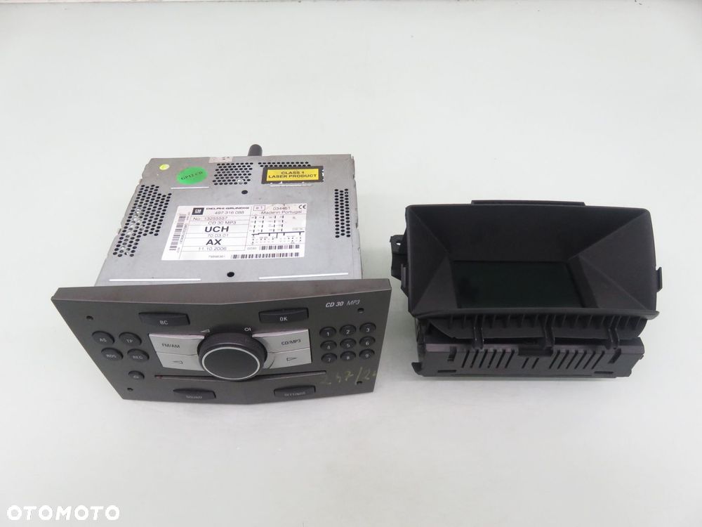 RADIO CD30 WYSWIETLACZ OPEL ZAFIRA B 13275077 13255557 497316088 - 8