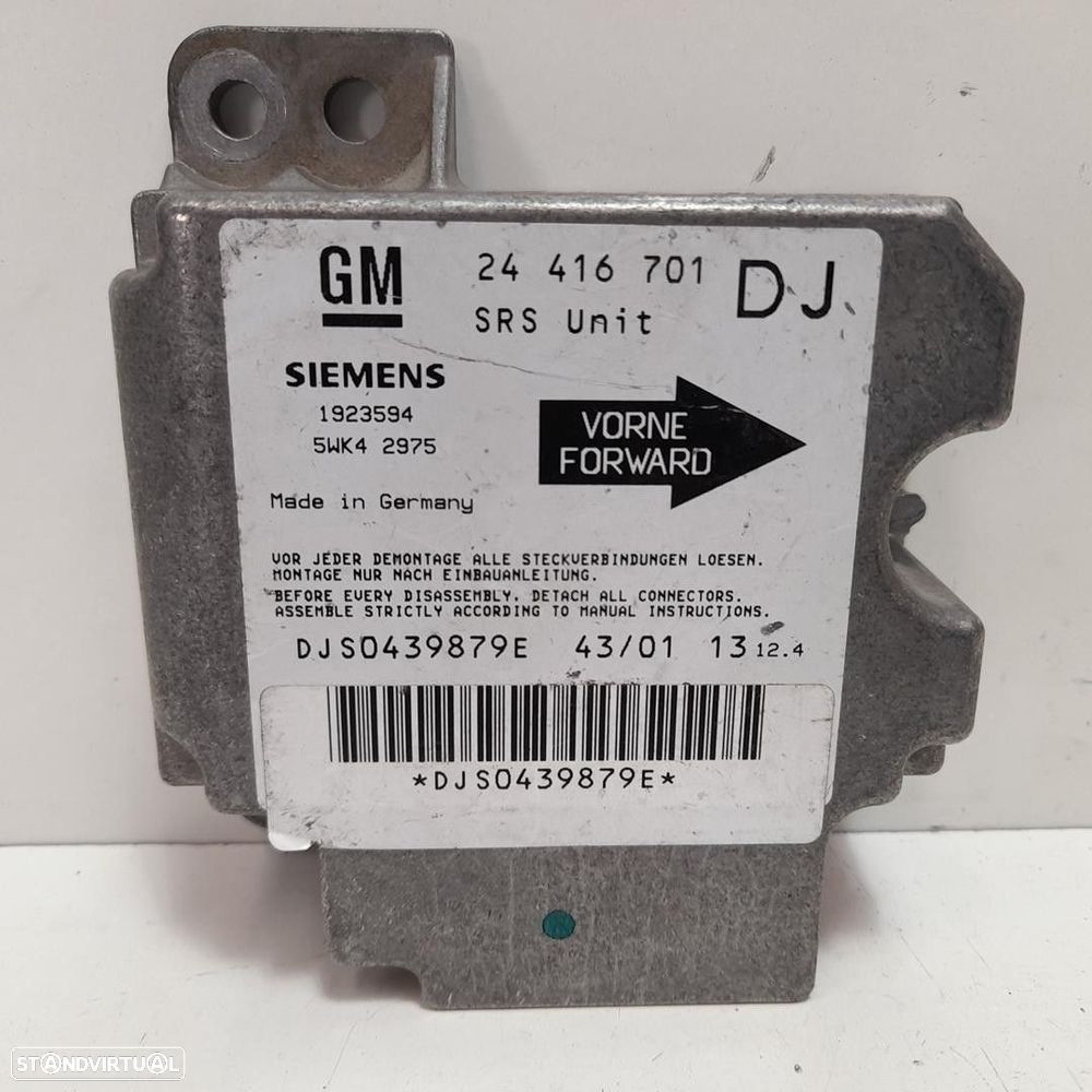 CENTRALINA AIRBAG OPEL VECTRA B 2001 -24416701 - 4