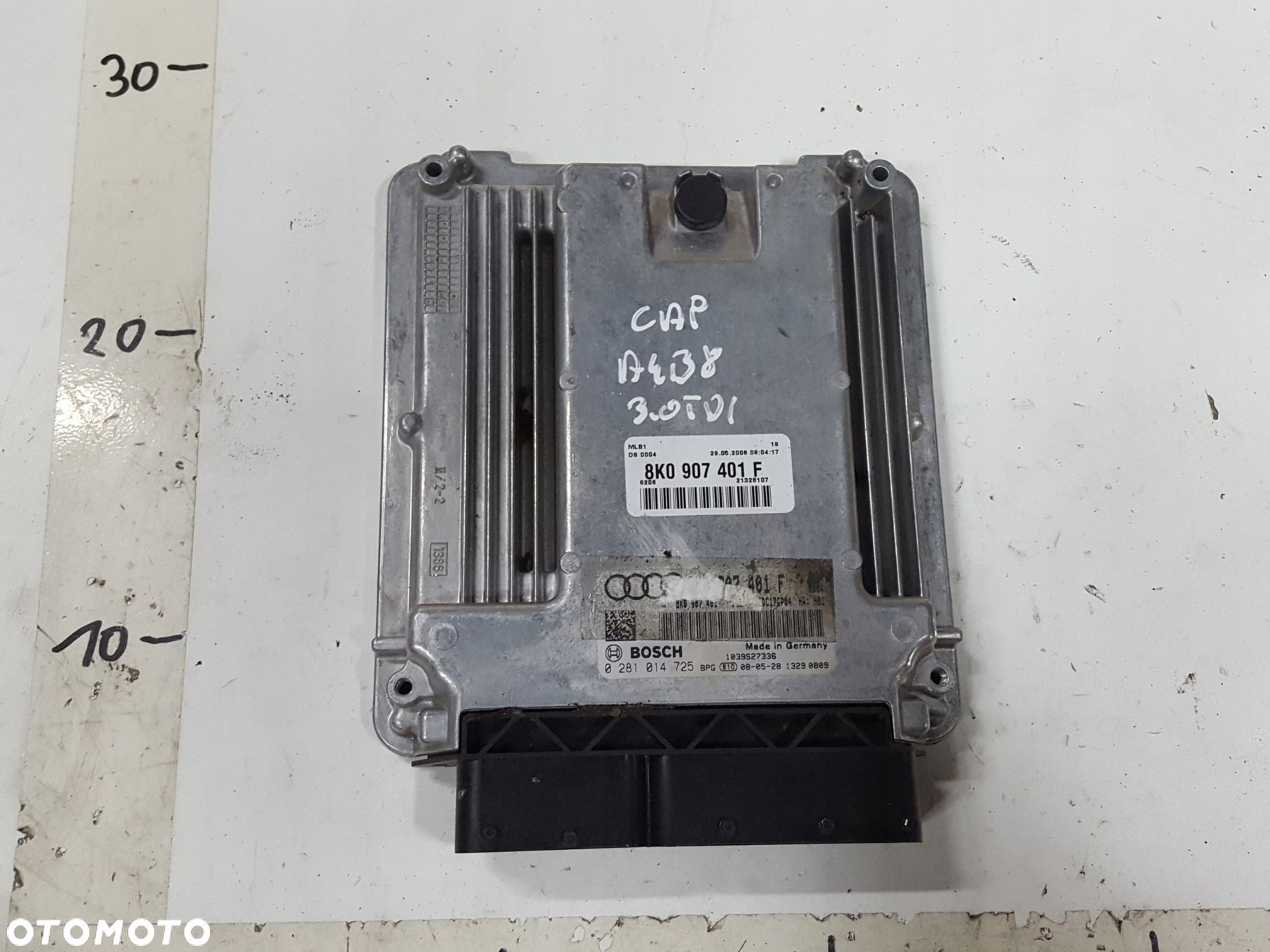AUDI A4 B8 08-11r 3.0 TDI CAP KOMPUTER SILNIKA - 1