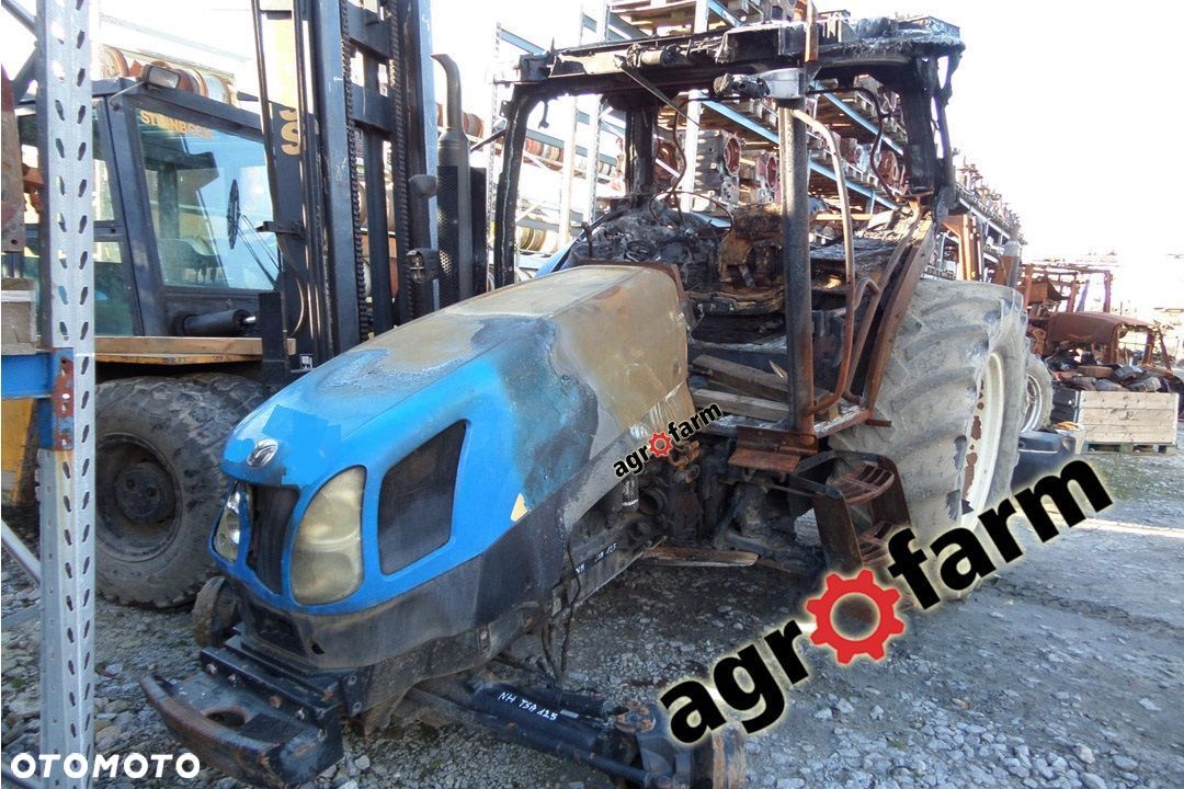 New Holland części TSA TS125A 115 silnik skrzynia zwolnica piasta obudowa układ wał blok zwrotnica - 1