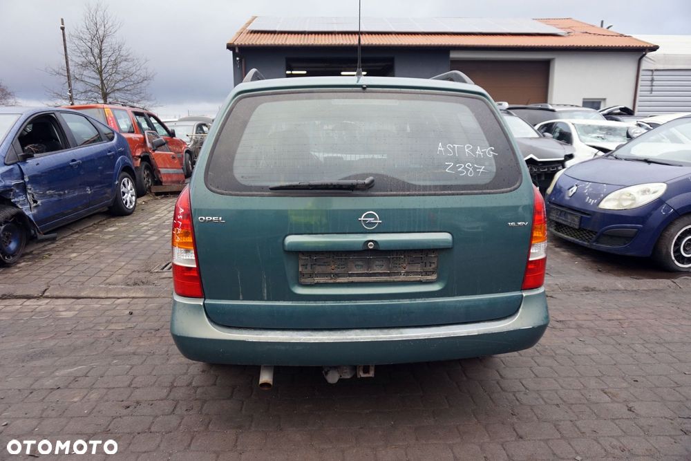 OPEL ASTRA II G KOMBI 2001 Z387 1.6 16V Z16XE 100KM ZIELONY na części - 4