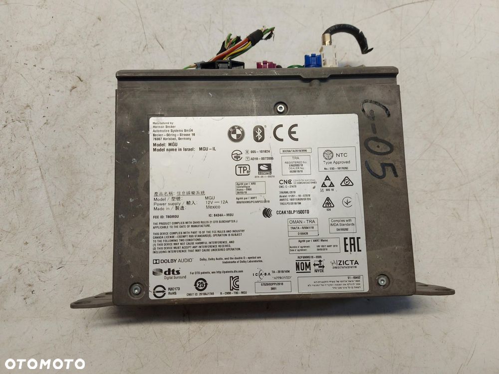 BMW G05 X5 Radio nawigacja navi 5A071E5 - 1