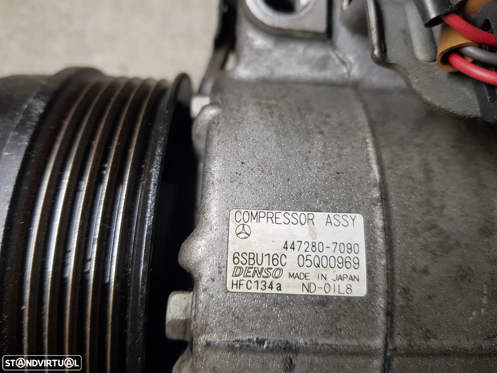 Compressor Ar condicionado AC Mercedes C220 C250 W204 W205 E220 E250 W207 W212 CLA W117 A W176 Varios modelos - 6