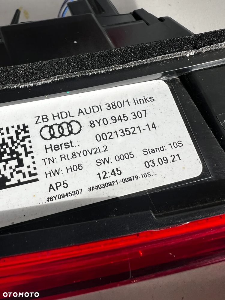 AUDI A3 S3 8Y LAMPA LAMPY TYŁ LEWA PRAWA LED KOMPLET MATRIX 8Y0945207 8Y0945307 8Y0945208 8Y0945308 - 6