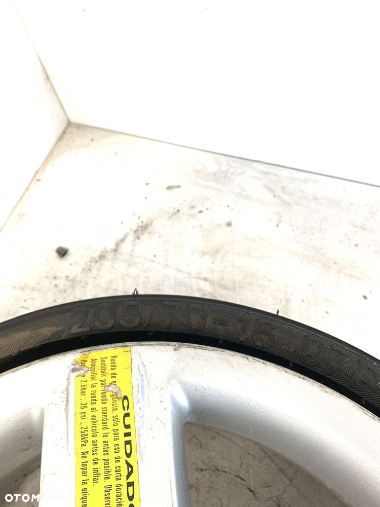 KOŁO DOJAZDOWE 16 205/70 16" 5x112 et18 6.5J centr 57,1 - 6