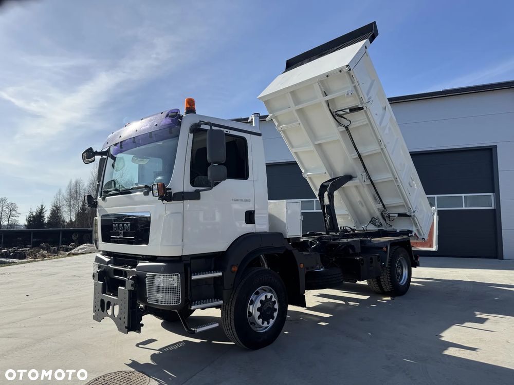 MAN TGM 18.290 4x4 3x WYWROTKA HYDROBURTA