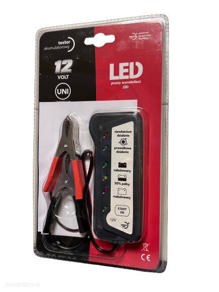 TESTER AKUMULATORA I ALTERNATORA 12V LED Rybnik - 1