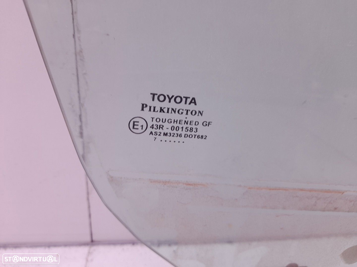 Vidro porta frente direita TOYOTA Yaris (_P13_) - 2