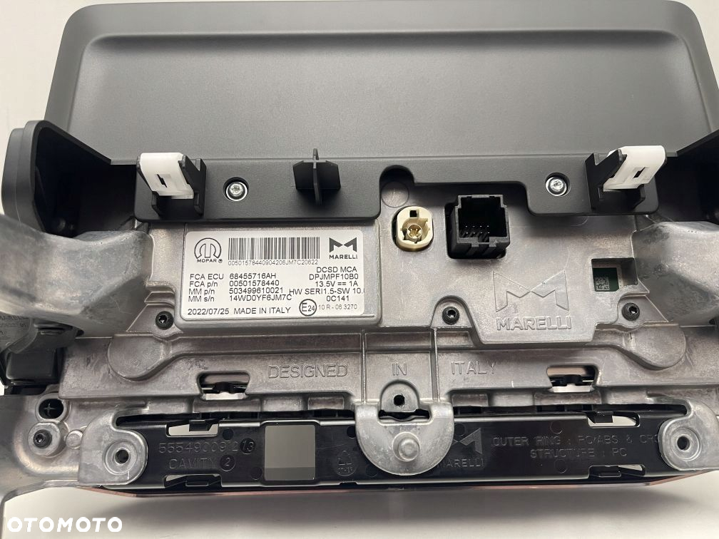 WYŚWIETLACZ NAWIGACJI PANEL RADIA JEEP COMPASS II 68455716AH - 4