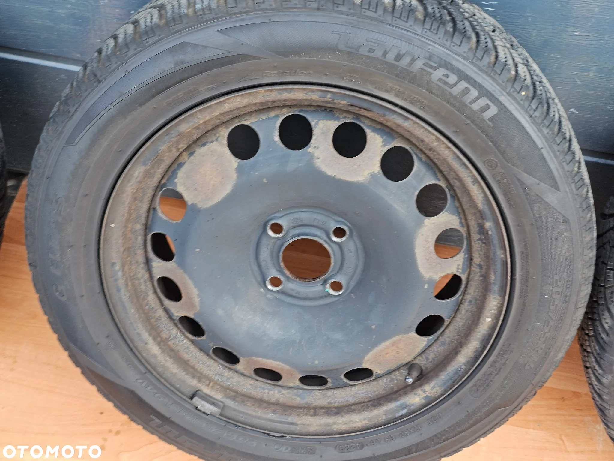 KOŁA FELGI STALOWE OPONY 2023r WIELOSEZONOWE OPEL CORSA D ASTRA H H MERIVA A 205/55/16 R 16 ET37 - 6
