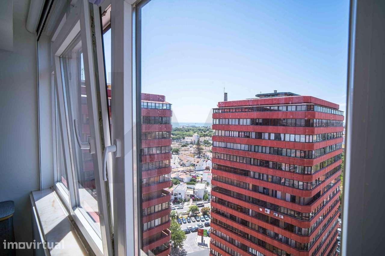T2 renovado com vista de mar nas Torres das Palmeiras, Oeiras - Grande imagem: 5/33
