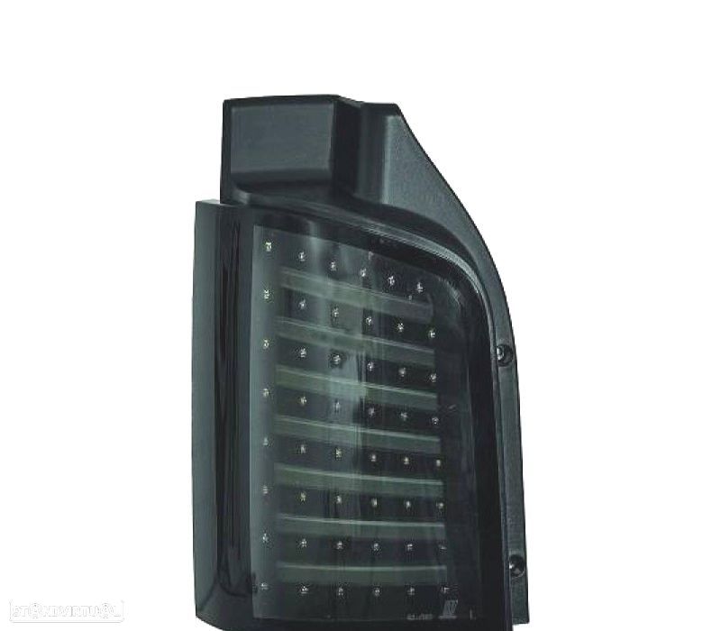 FAROLINS TRASEIROS LED PRETOS PARA VOLKSWAGEN VW T5 2P MULTIVAN CARAVELLE 10-15 - 1