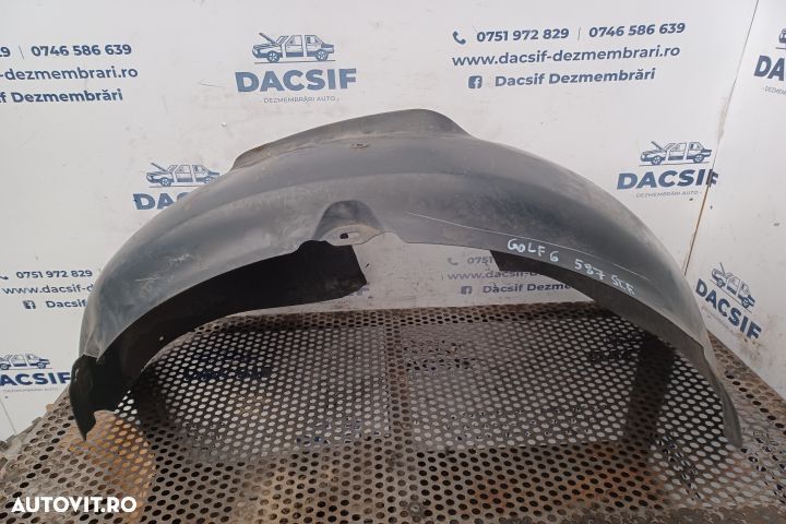 Aparatoare noroi fata stanga Volkswagen VW Golf 6  [din 2008 pana  2015] seria Van wagon 5-usi 1.6 - 1