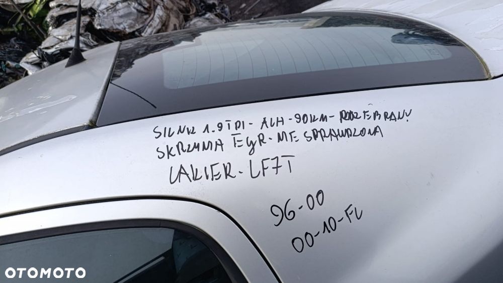 35953 Skoda octavia I lift model od 00-10 silnik 1.9 TDI ALH 90 km skrzynia EGR lakier LF7T - 8