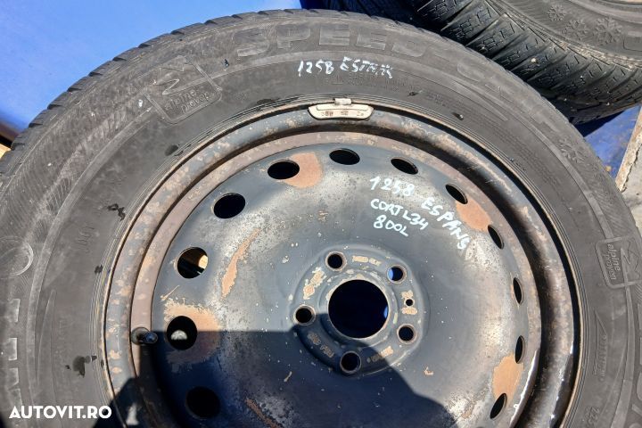 Jante tabla cu anvelope 16 - set 225/60 R16 61/2JX16H2  ET50 225/60 R - 5
