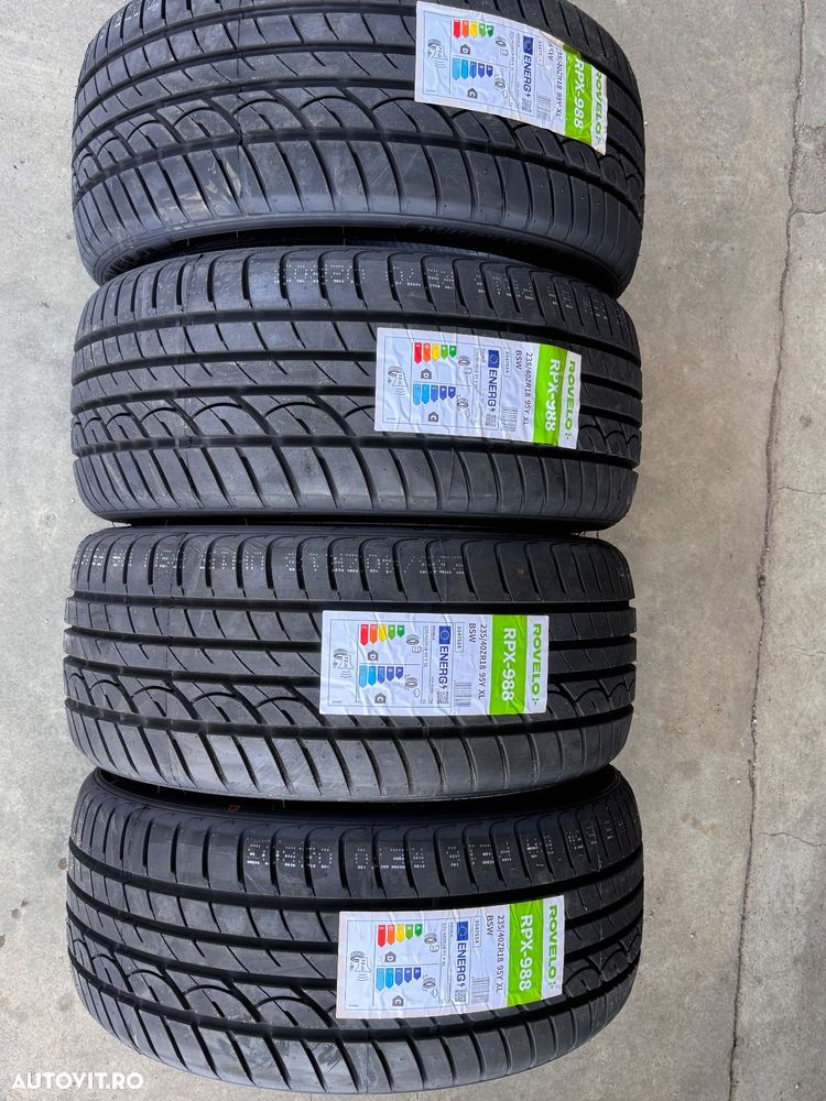 Vând anvelope 235/40/18 Rovelo de vară noi - 1