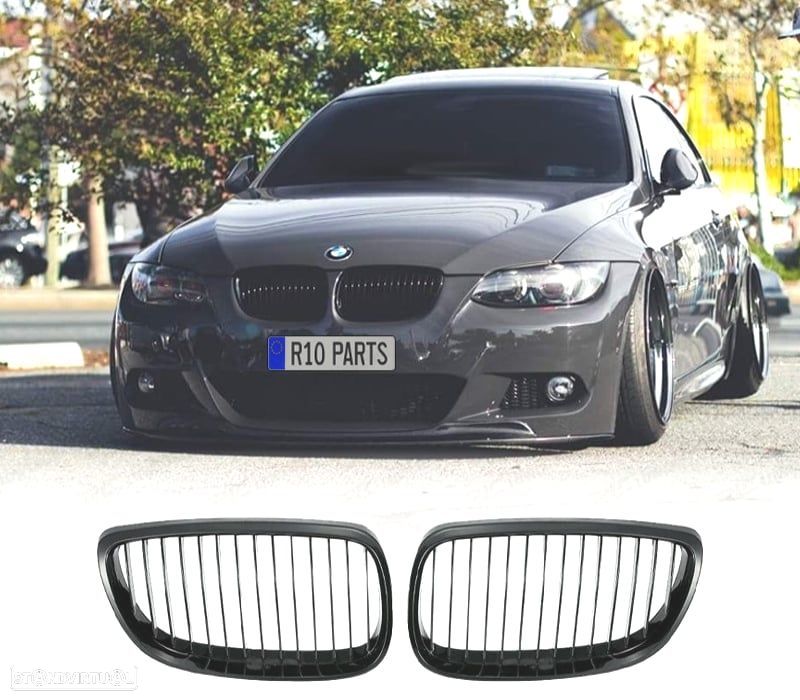 GRELHAS BMW E92 E93 LOOK M PERFORMANCE PRETO BRILHANTE - 1
