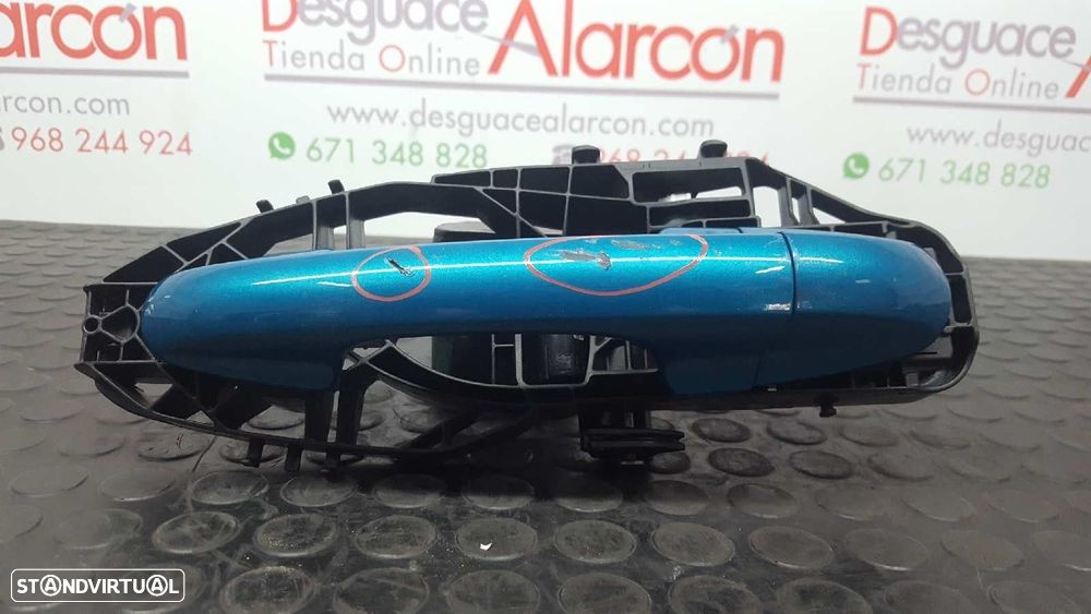 PUXADOR EXTERIOR TRASEIRO ESQUERDO FORD FIESTA (CE1) TITANIUM - 1