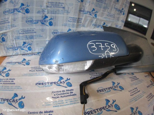 Espelho Esp3759 VW POLO 4 9N FASE 2 2008 1.4TDI 70CV 3P AZUL  DRT MANUAL COM PISCA, CAPA E VIDRO PARTIDO PISCA COM 2 PINOS - 5