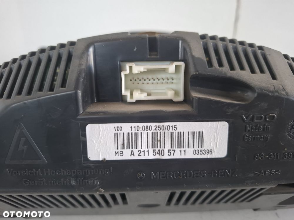 LICZNIK ZEGARY MERCEDES W211 a2115405711 - 4
