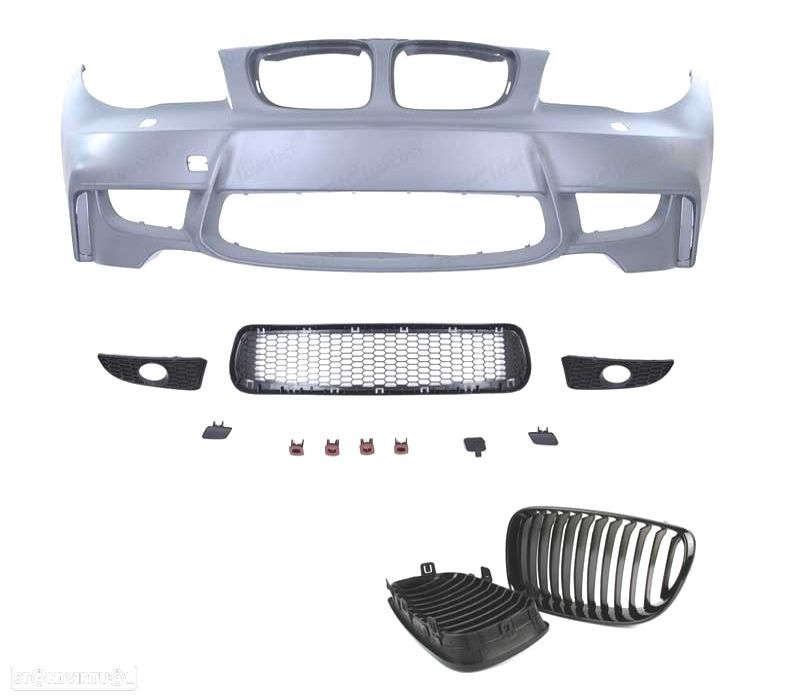PARA-CHOQUES FRONTAL BMW E81 E87 04-13 LOOK 1M SRA - 2