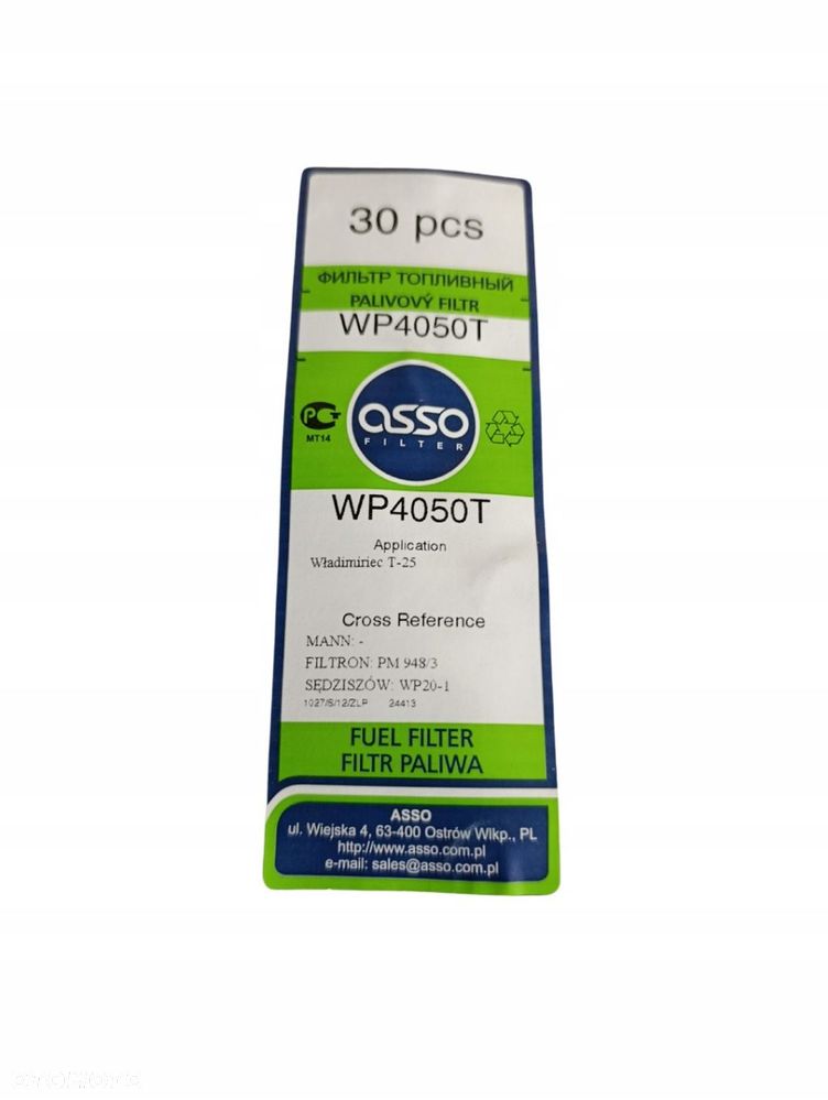 ASSO WP4050 FILTR PALIWA WŁADIMIRIEC T-25 PM 948/3 WP20-1 - 4