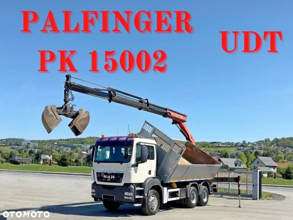 MAN TGS 33.360 * WYWROTKA 6,40 m + PK 15002 / 6x4 * STAN BDB - 1