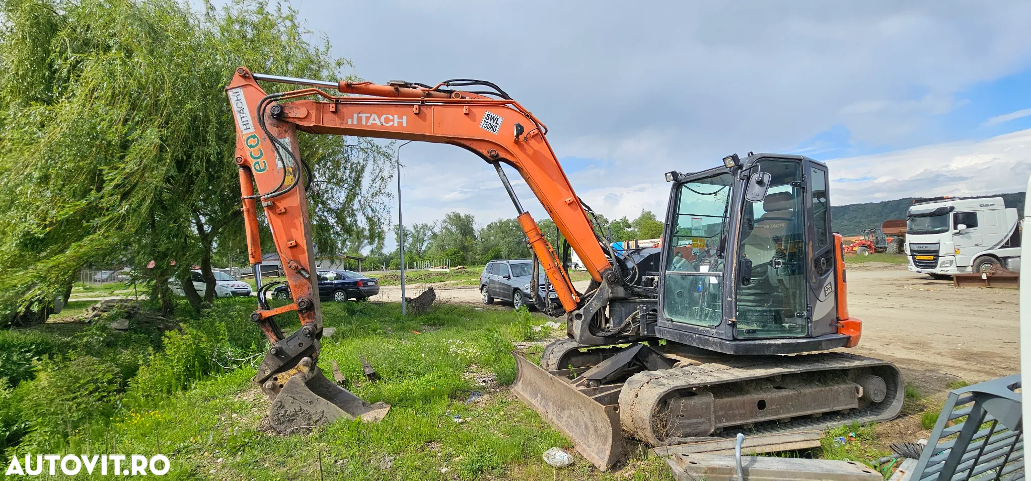 Hitachi Zaxis ZX 85 USB Mini Excavator pe șenile - 7