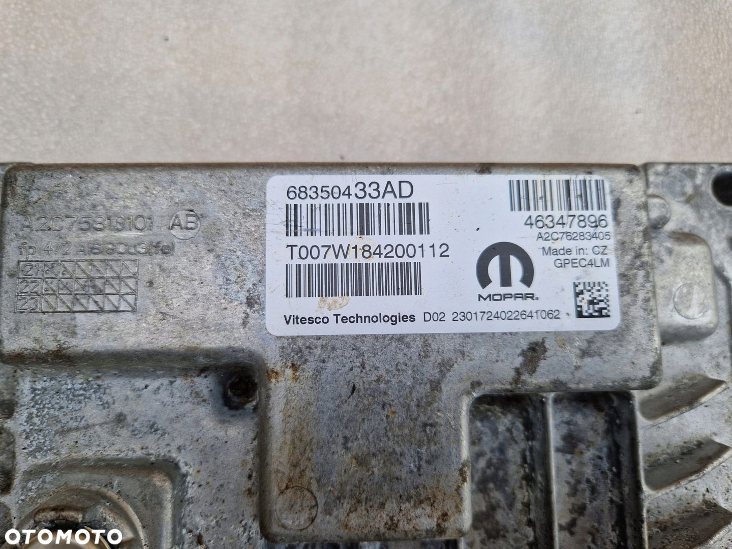 STEROWNIK KOMPUTER SILNIKA FIAT 500X - 2