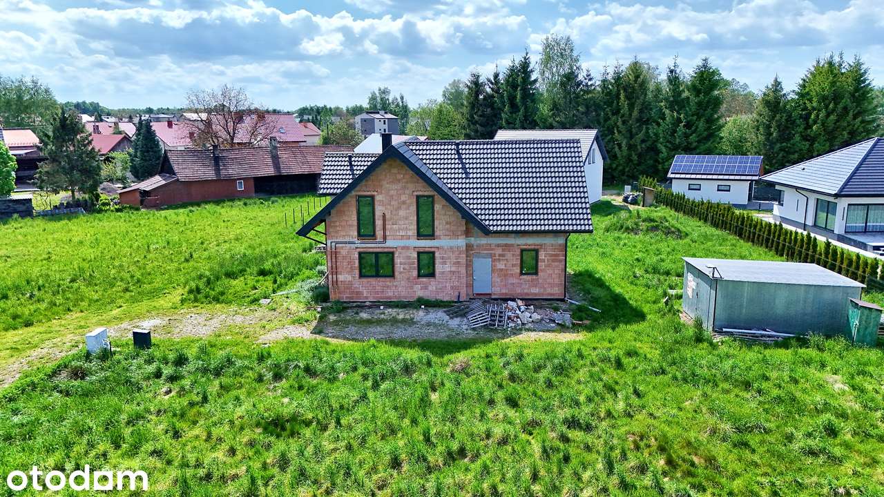 Dom w stanie surowym zamkniętym z dużą działką - Wola Rzędzińska, - Pełny obrazek: 5/20