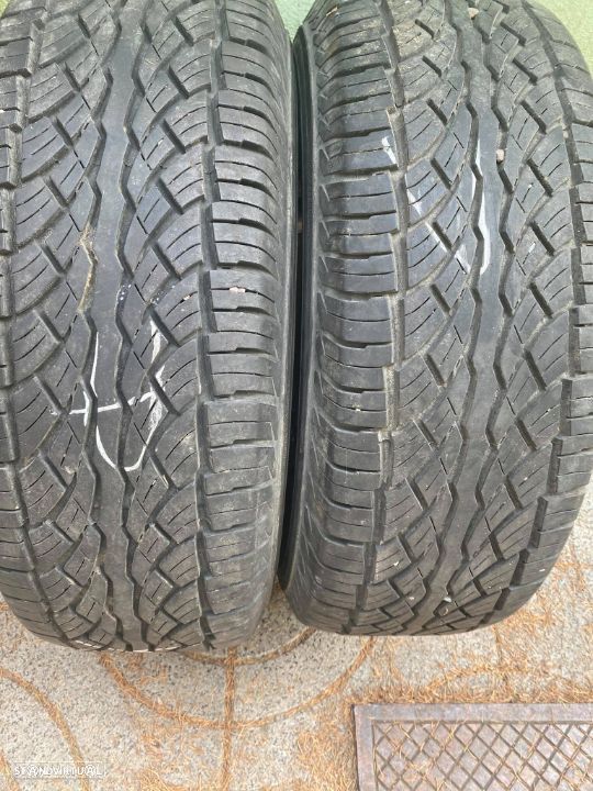 2 pneus 265/70/15 falken com mais de 90% de piso - 1