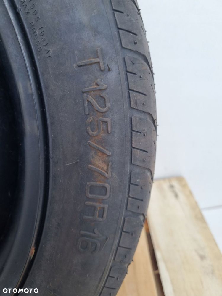 KOŁO DOJAZDOWE Audi A3 8V Golf VI _ dojazdówka 125/70 R16 5x112 1K0601027A - 6