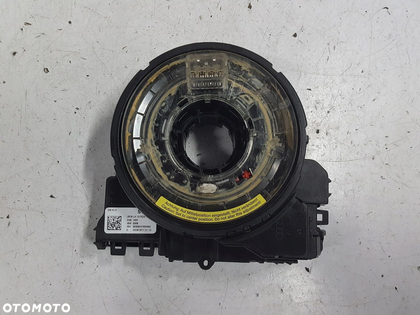 VW TOUAREG II 7P 10-18r TAŚMA AIRBAG ZWIJAK 4H0953568F - 1