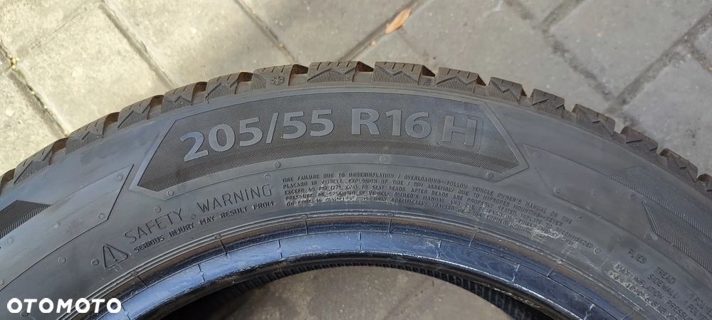 OPONY ZIMOWE 205/55R16H BARUM POLARIS6 (1924) ZIMA 9mm PARA 2 SZTUKI - 2