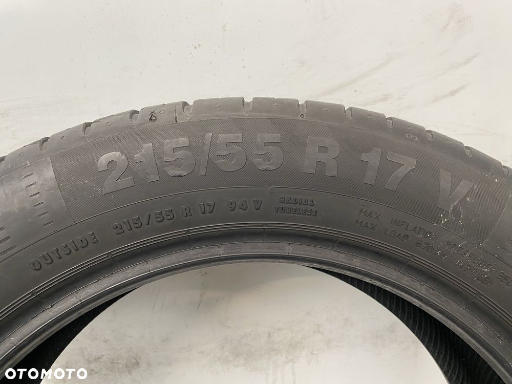 2x 215/55/17 Continental EcoContact5 / 2020r 6mm / GWARANCJA - 7