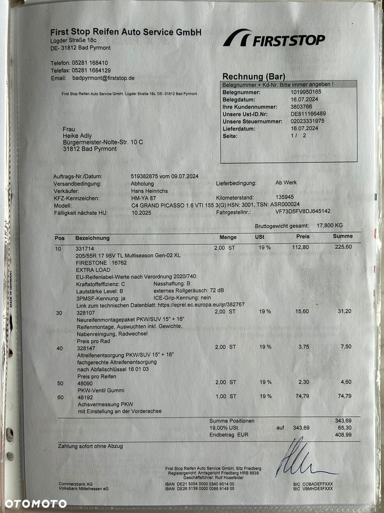 Citroën C4 Picasso THP 155 Exclusive - 40