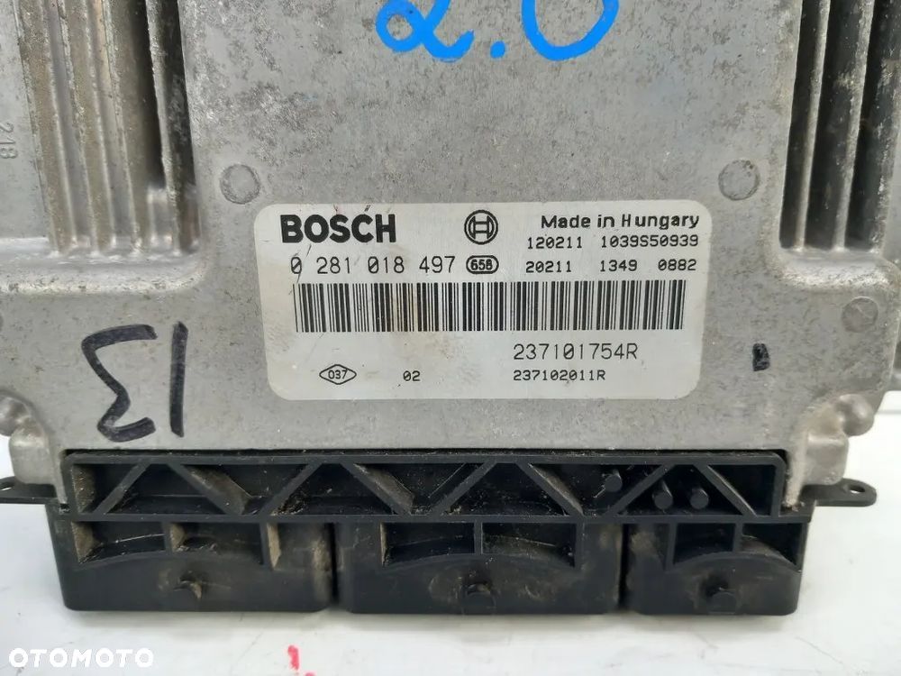 sterownik moduł uch-n3 komputer renault trafic vivaro 2.0 dci 0281018497 - 3