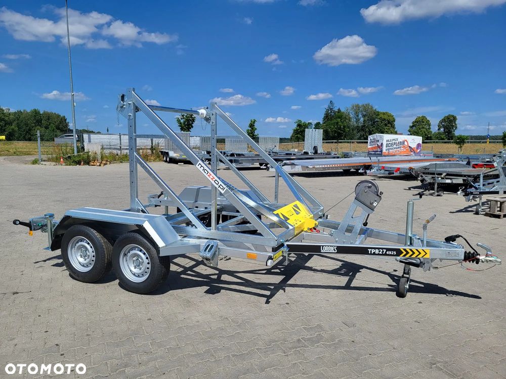 Lorries Dostawa przyczepa kablowa DMC2700kg DRUM do kabli i światłowodów SOLIDNA - 9