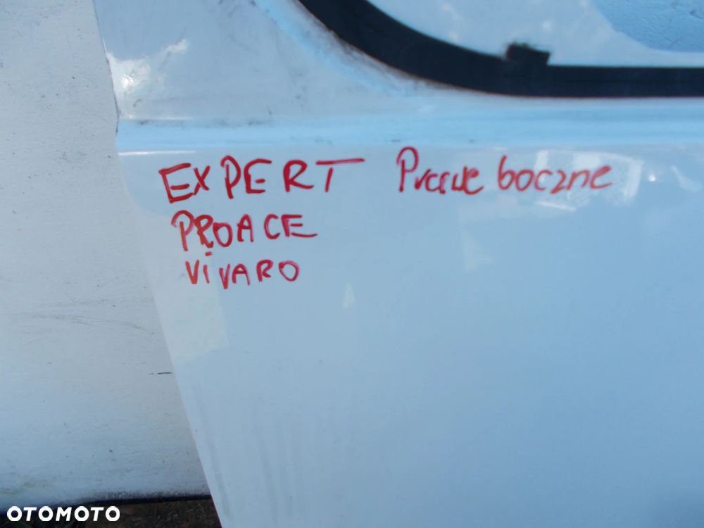 JUMPY EXPERT PROACE 16- VIVARO 19- DRZWI PRAWE PRZÓD PRZESUWNE - 2