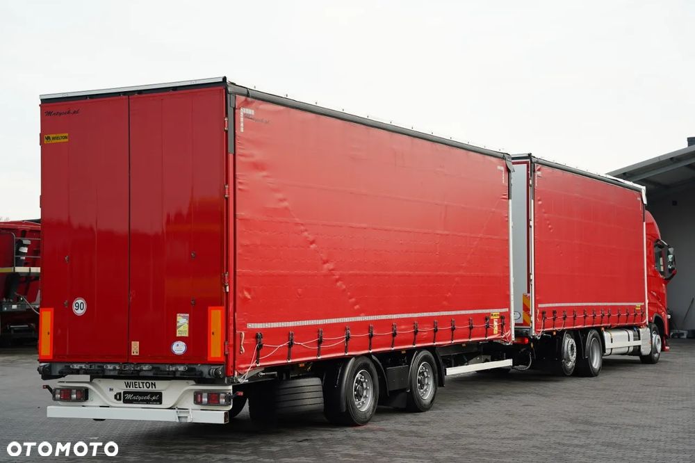 Volvo FH 460 / ZESTAW TANDEM / 120 M3 / PRZEJAZDOWY / I-SAVE / KLIMA POSTOJOWA / OŚ PODNOSZONA SKRĘTNA / WIELTON / PLANDEKA ZBROJONA - 8
