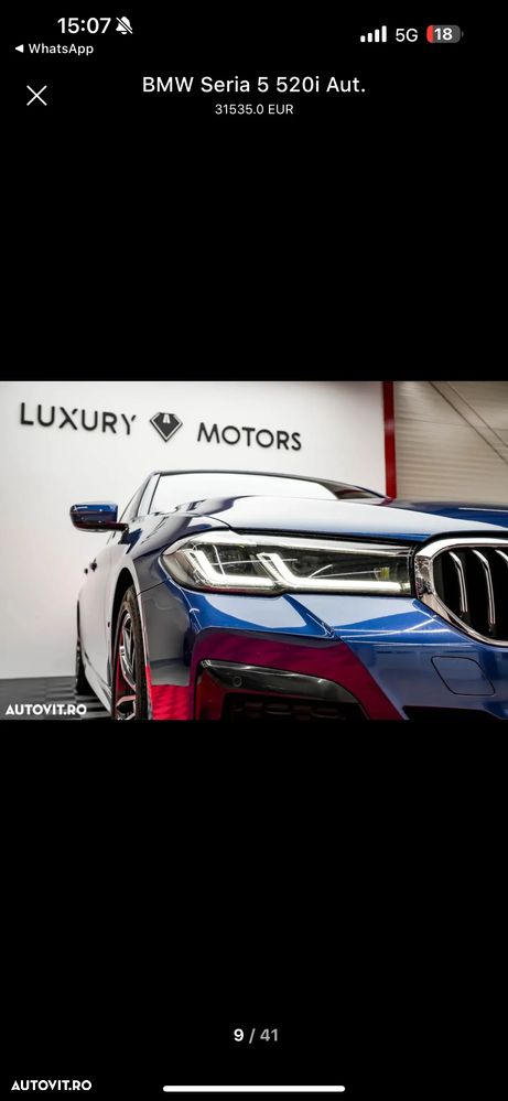 BMW Seria 5 520e AT PHEV - 8