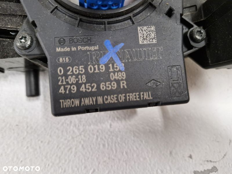 renault trafic iii 3 lift przełącznik zespolony manetki taśma zwijak airbag 255674994r - 4