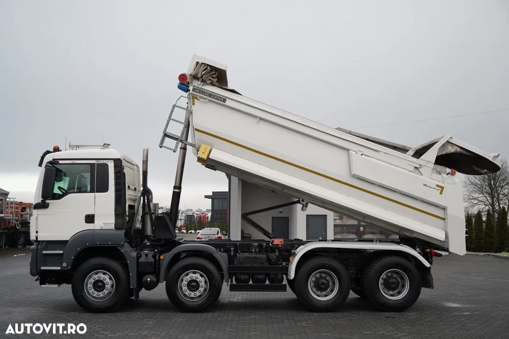 MAN TGS 35.460 / 8X4 / BASCULATOR SPATE / HYDROCLASP / MEILLER KIPPER / AUTOMAT / EURO 6 - 2