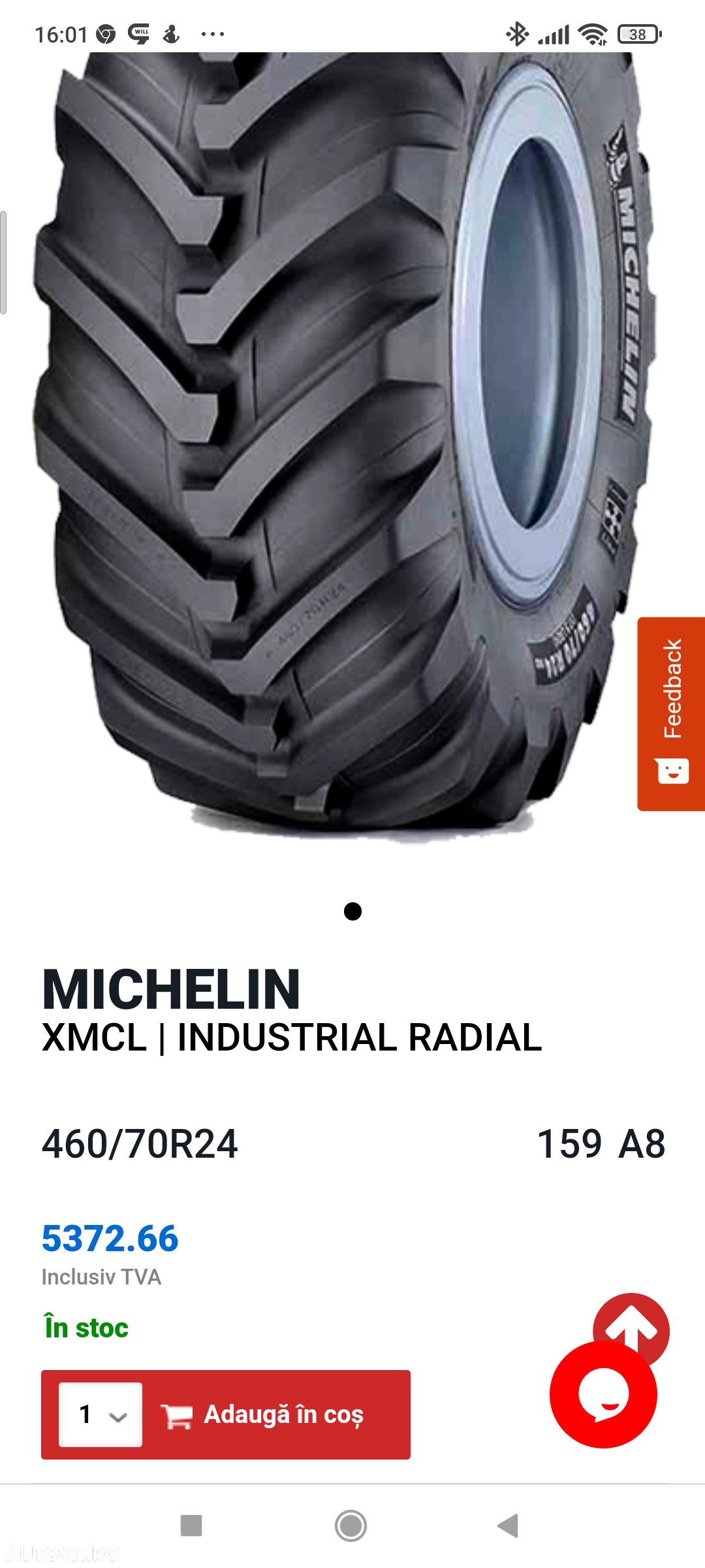 420 70 20 buldoexcavator Michelin 16.0 70 20 industriale - 6