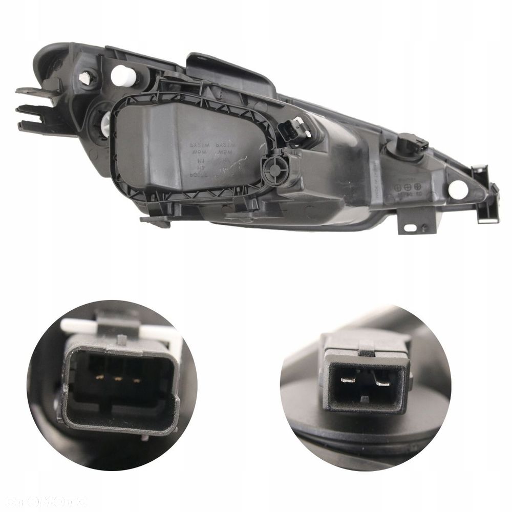 Reflektor Lampa Przód Peugeot 206 1998-2009 L - 2