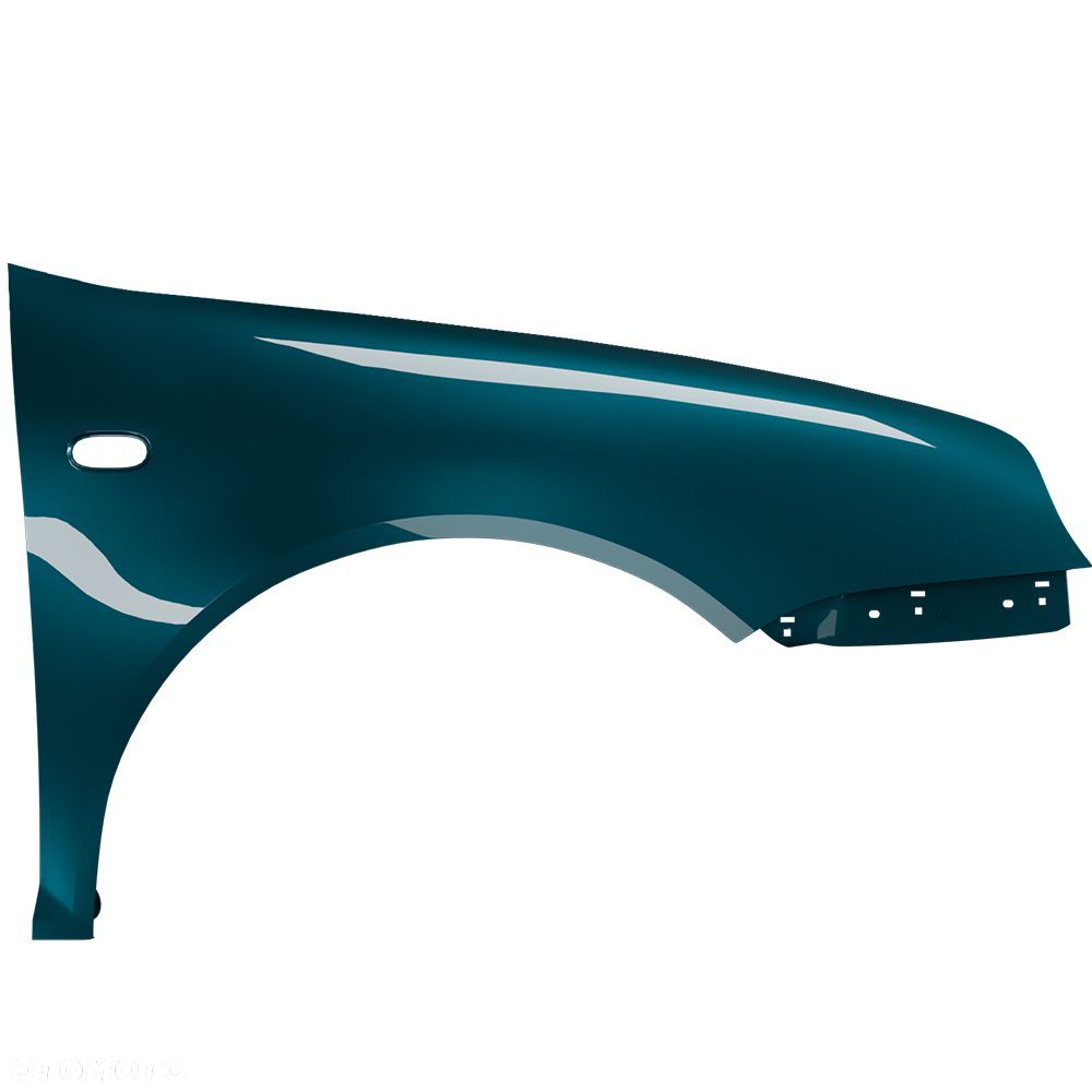 BLU Błotnik VW GOLF IV 4 LC6X prawy niebieski 97-06 przód ocynk OceanicGrün - 2