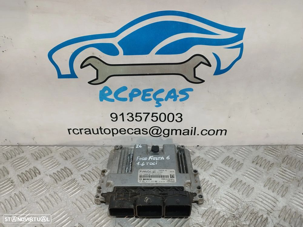 Centralina ECU motor Bosch  Ford Fiesta MK6 1.6 TDCI - 2