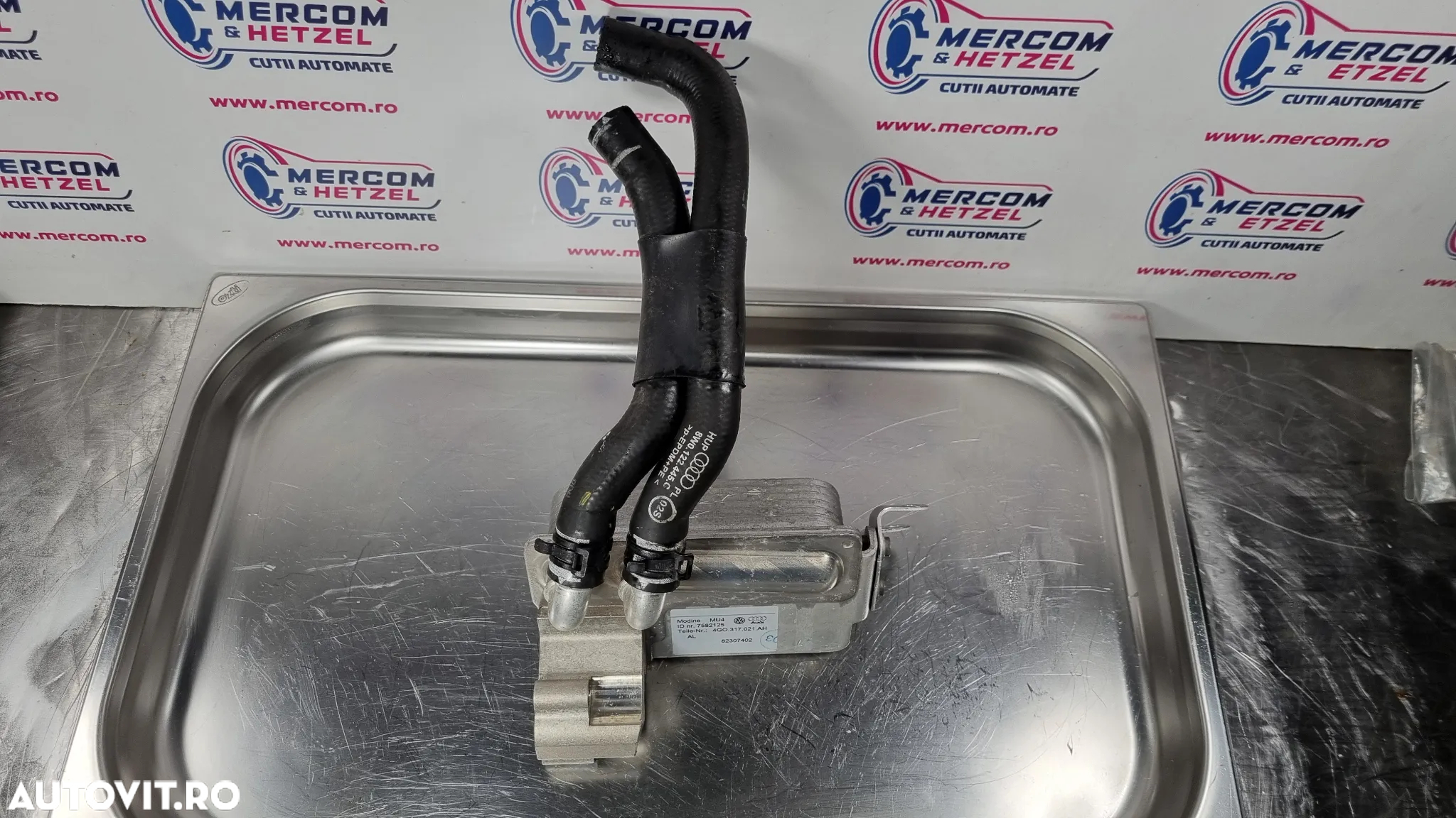 Radiator cooler racire ulei cutie automata Audi A4 A5 A6 C7 2.0 Diesel 2017 DSG DL382 Stronic 4G0317021AH - 5