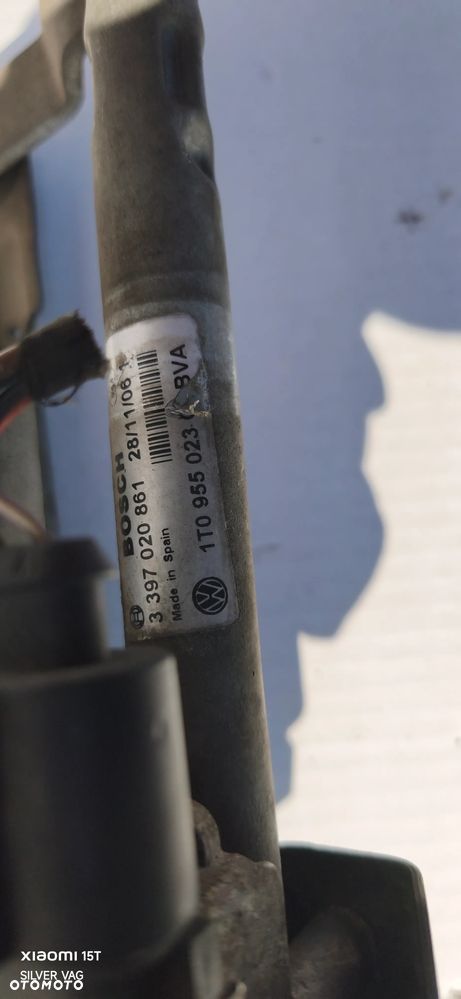 Mechanizm wycieraczek Ramię Seat Altea VW Touran prawy lewy komplet części - 10