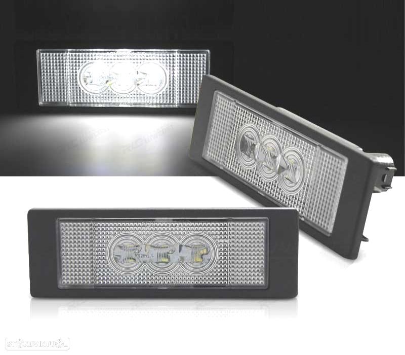 LUZES MATRÍCULA BMW E63 E64 E81 E87 Z4 F20 F21 E85 E86 E89 MINI R55 R60 CANBUS - 1